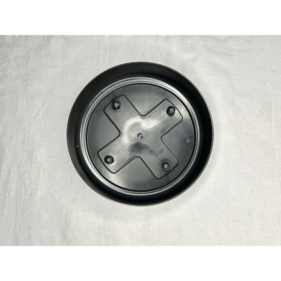 Rugg 6 Inch Polyresin Rolled Rim Round UV Resistant Indoor Outdoor Planter Grey - Picture 8 of 10